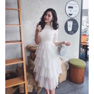 ĐẦM LƯỚI BI 3 TẦNG ĐI TIỆC SIÊU XINH. HÀNG ĐẸP NHƯ HÌNH