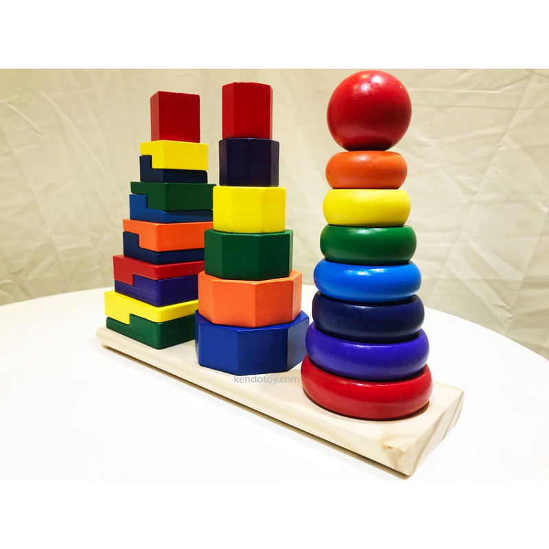 Tháp xếp chồng 3 cột