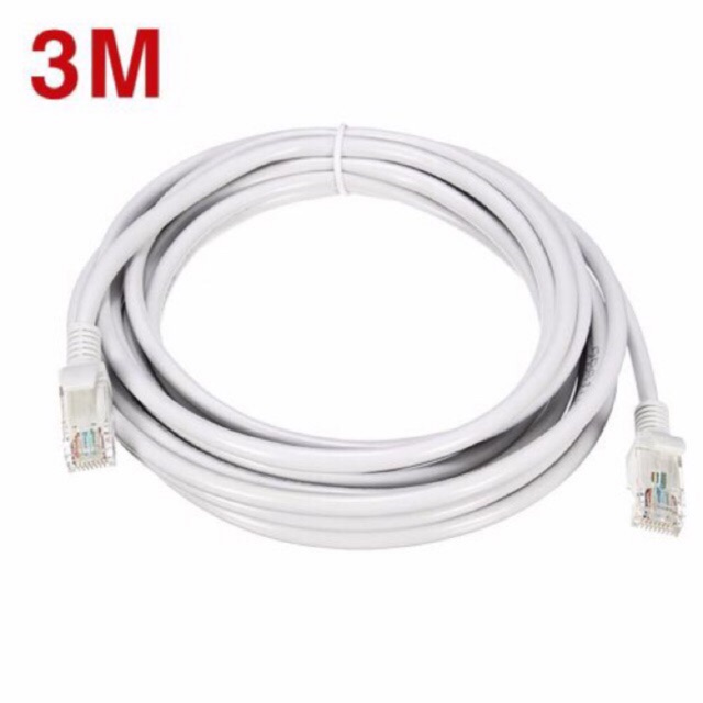 Dây cáp mạng, cáp internet bấm sẵn 2 đầu: 3m, 5m, 10m, 20m - siêu rẻ