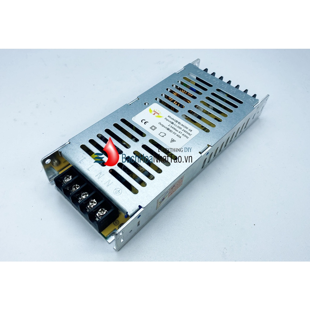 Nguồn tổ ong 5v-40a 200w mỏng