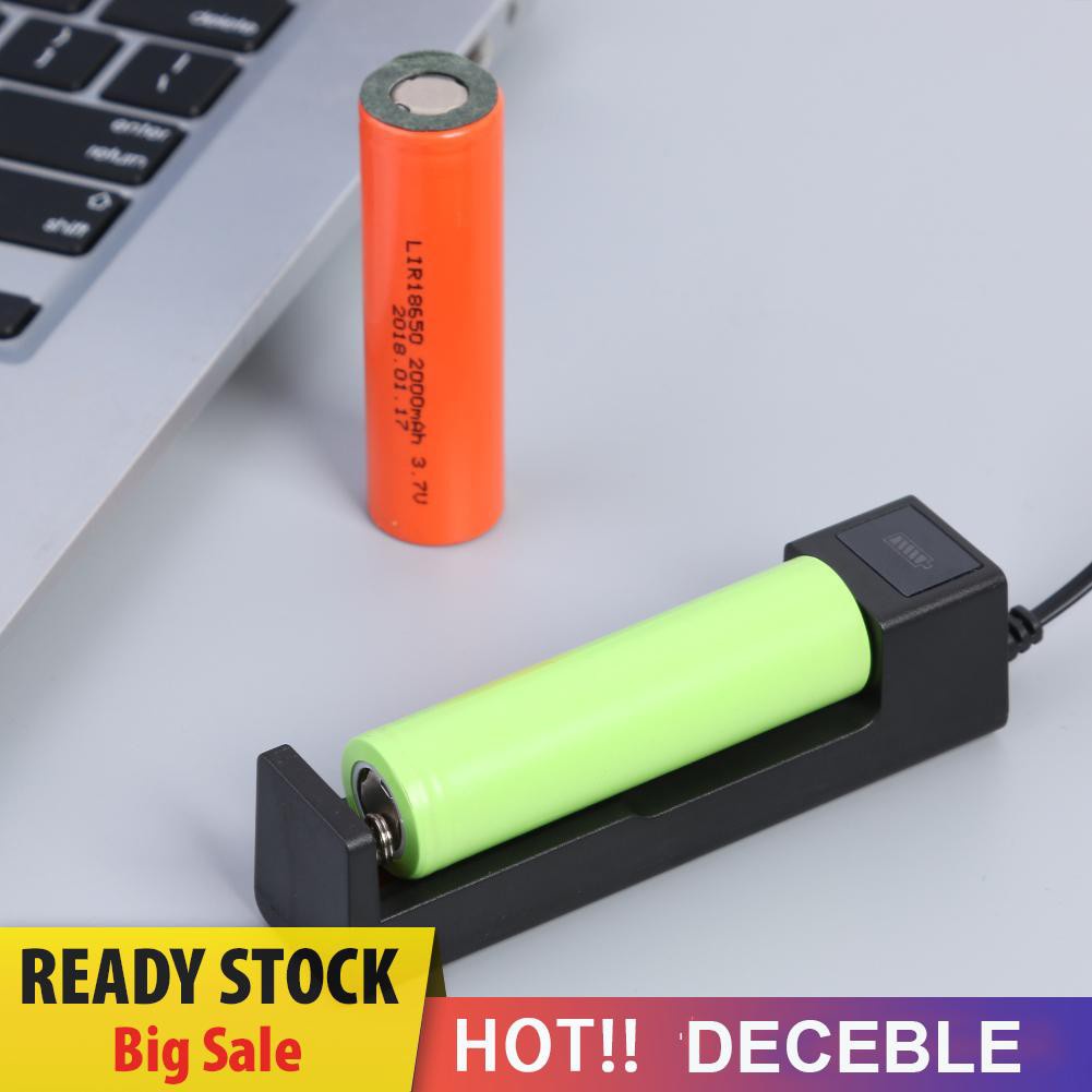 Deceble 18650 Li-ion Battery Charging Charger Portable USB Lithium Battery Charger