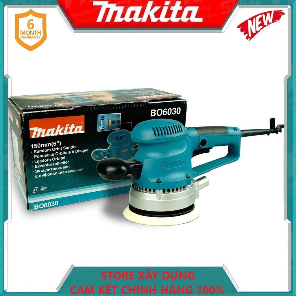MÁY CHÀ NHÁM QUỸ ĐẠO 310W 150MM MAKITA BO6030- HÀNG CHÍNH HÃNG