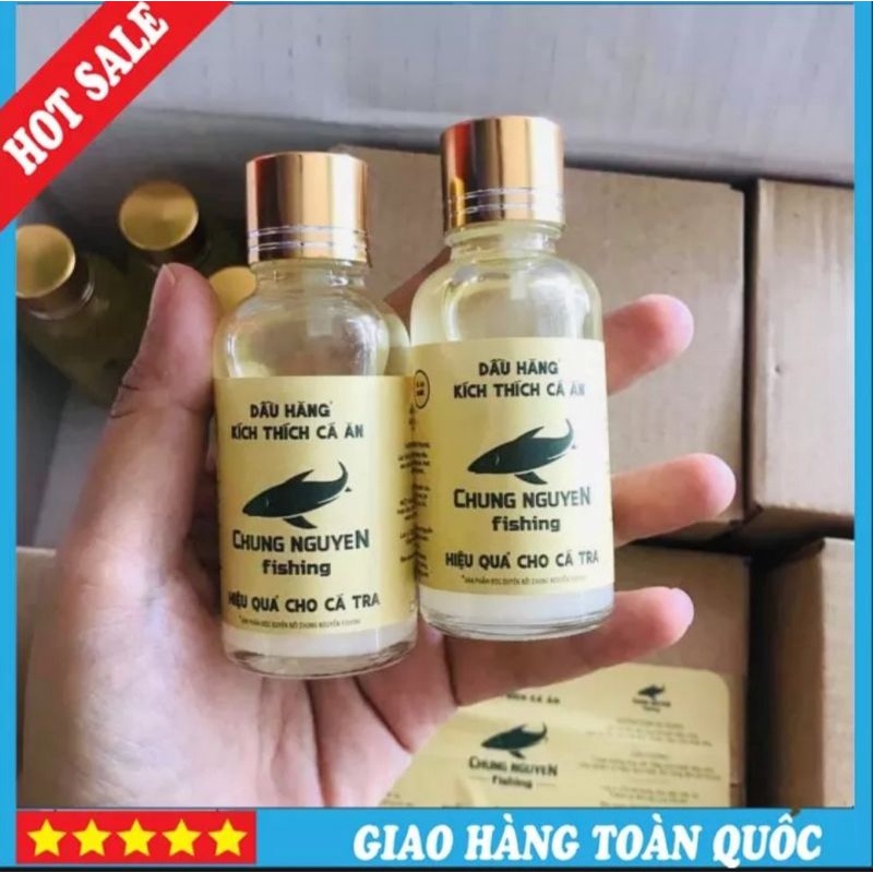 Dầu hăng kích thích cá Chung Nguyễn tinh chất có chuyên dùng câu cá tra