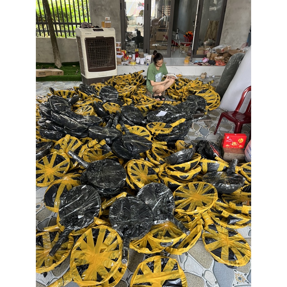 Chảo Thép Tôi Sẵn Chống Dính Cán Gỗ Sồi Cao Cấp Seri 40cm-Chuyên Dùng Cho Nhà Hàng