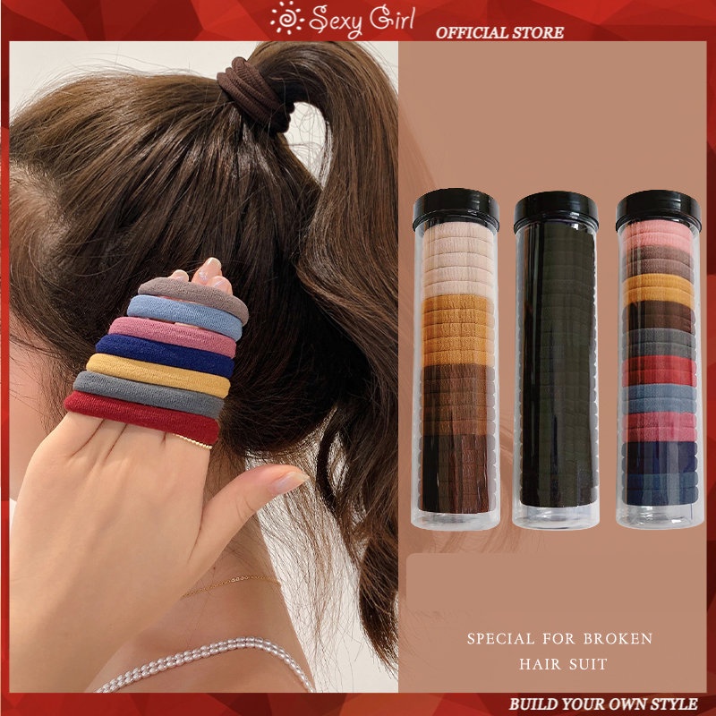 Dây Buộc Tóc Cao Su Co Giãn Bọc Da Thời Trang Mùa Hè 2022