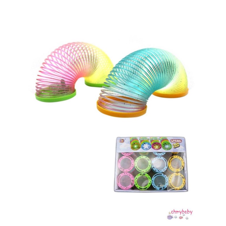 【OMB】 Illuminated Luminous Rainbow Circle 3D Magic Rainbow Circle Coil Fashion