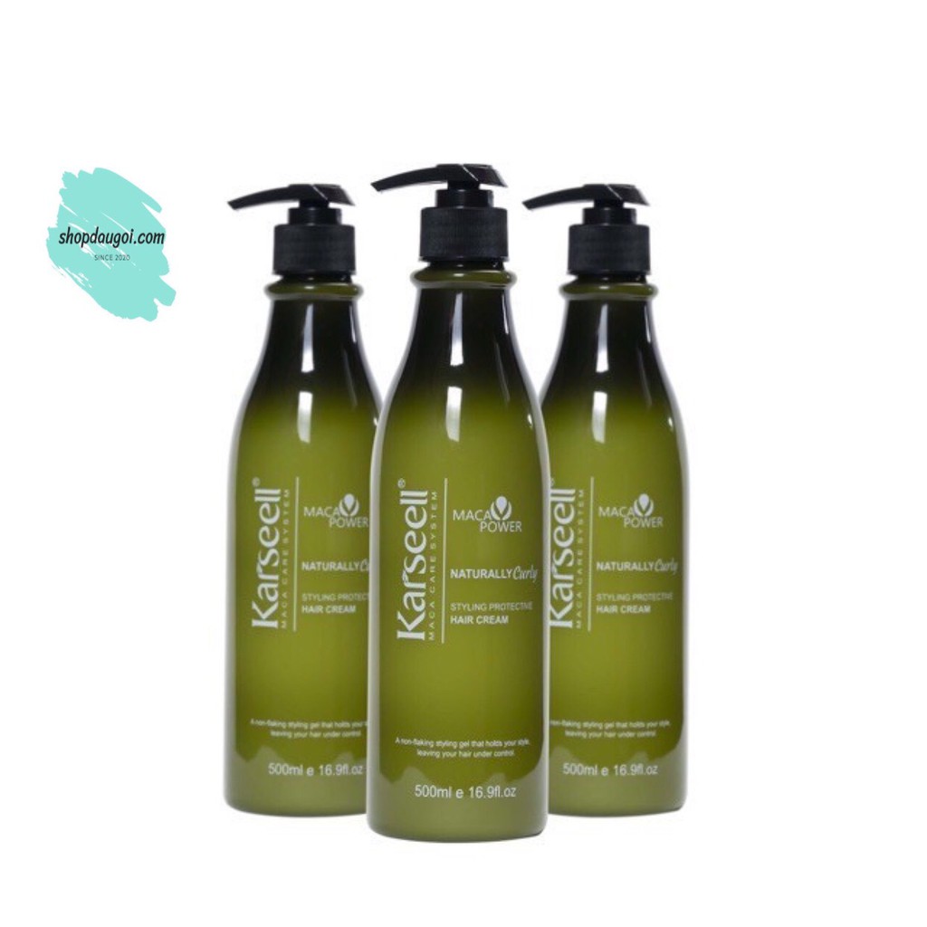 Kem Xả Khô Tạo Sóng Xoăn - gel bóp xoăn KARSEELL 500ML [ top 1 ]