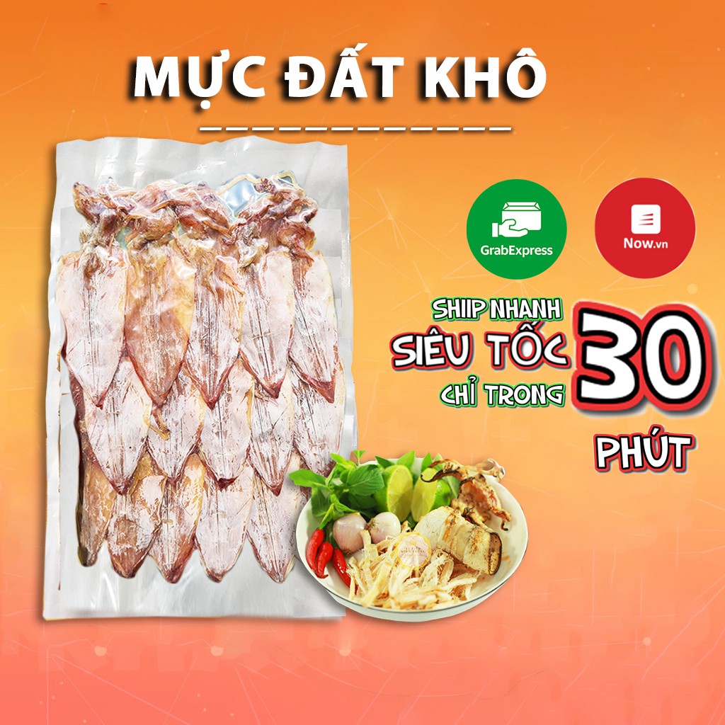 Mực Khô 1 Nắng 500gr Nguyên Chất Từ Vùng Biển