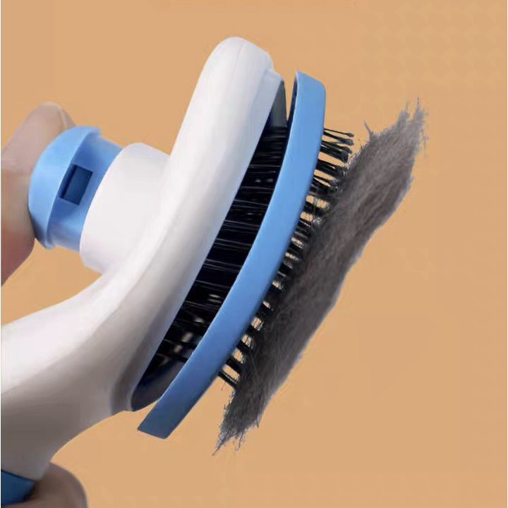 [FREESHIP] Lược chải lông chó mèo có nút bấm chuyên gỡ rối lông thú cưng