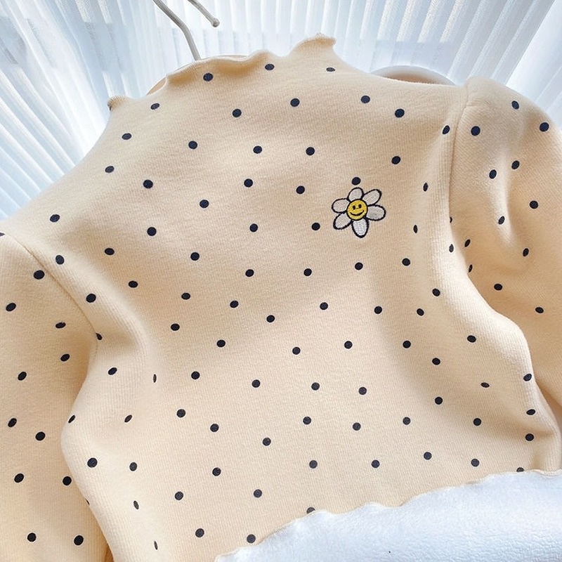 Áo Len Cổ Lọ Ấm Áp Thoải Mái Cho Bé Gái Mùa Thu