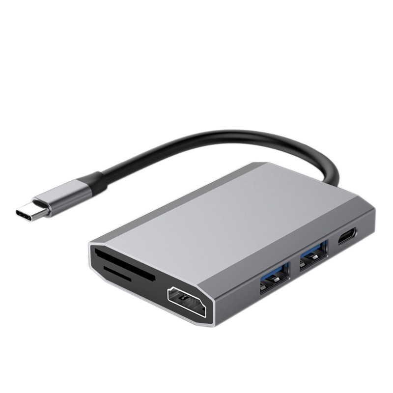 Đế Sạc Đa Năng 6 Trong 1 Usb 3.0 + Hdmi-Compatible + Pd + Sd + Tfhd 4k | BigBuy360 - bigbuy360.vn