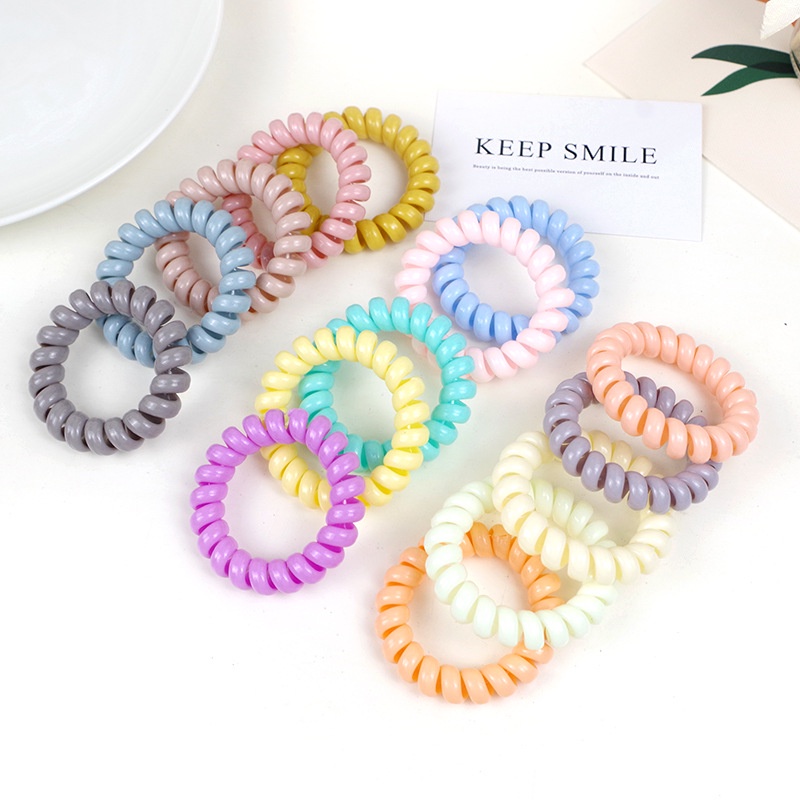 Dây thun cột tóc lò xo đơn giản thời trang nữ giá rẻ CT05