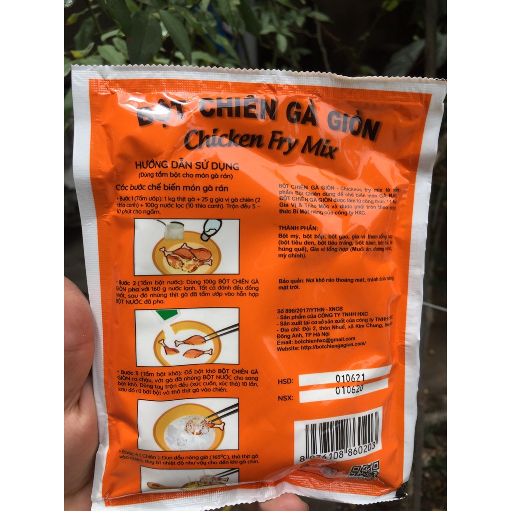 BỘT CHIÊN GÀ GIÒN HXC 100g