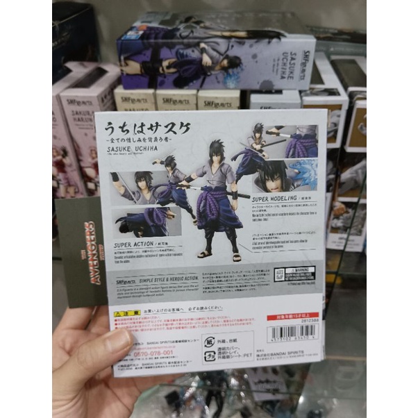 Mô hình Naruto Bandai SHF Sasuke Uchiha 2.0 có sẵn