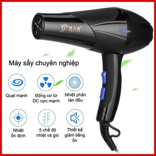 [FREESHIP] MÁY SẤY TÓC TẠO KIỂU DELIYA KÈM ĐẦU DUỖI THẲNG - LILY STORE