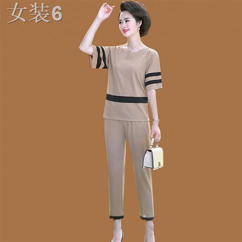 □☒✧Ngày hè 40 đến trên và dưới hai bộ của bà mẹ 50 tuổi 55 một quần áo phụ nữ 60 trung niên