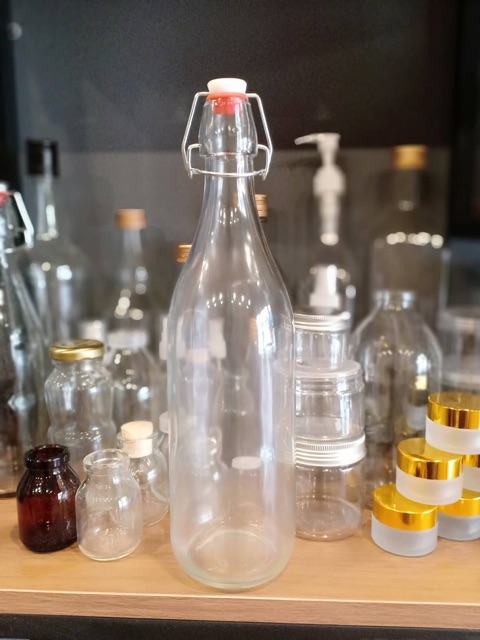 CHAI THUỶ TINH TRÒN NÚT GÀI 1000ml | BigBuy360 - bigbuy360.vn