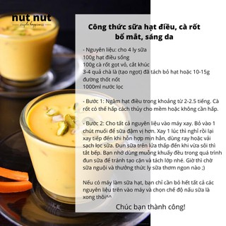 500g HẠT ĐIỀU SỐNG BỂ nut nut (dùng xay sữa, làm bánh, chế biến món ăn)