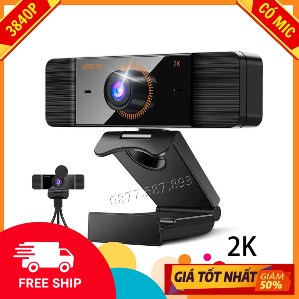 WEBCAM COVID20 SERI -CHUYÊN LIVESTREAM - FULL HD 3840P -SIÊU NÉT- CÓ MIC- GIAO HÀNG 1H- BẢO HÀNH CTY- SALES OFF | BigBuy360 - bigbuy360.vn