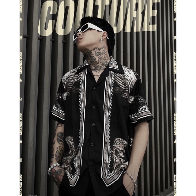 Áo sơ mi nam MIKENCO FLAME SHIRT