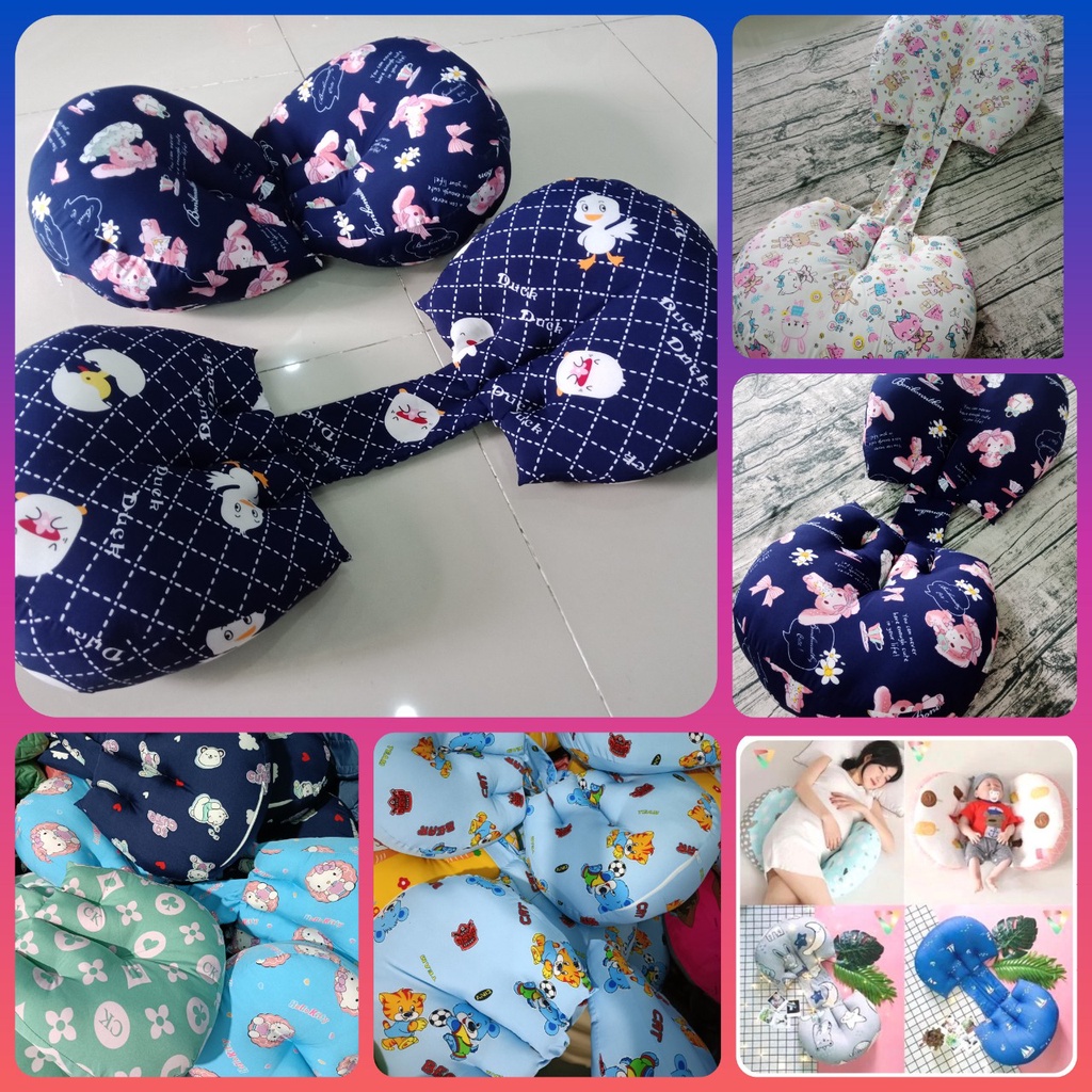 Gối bầu cánh tiên Loại TO gối giảm đau lưng cho bà bầu