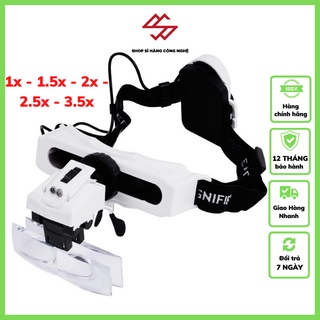 Kính Lúp Đeo Mắt Có Đèn V6 9892E1 Phóng Đại 1x - 1.5x - 2x - 2.5x - 3.5x