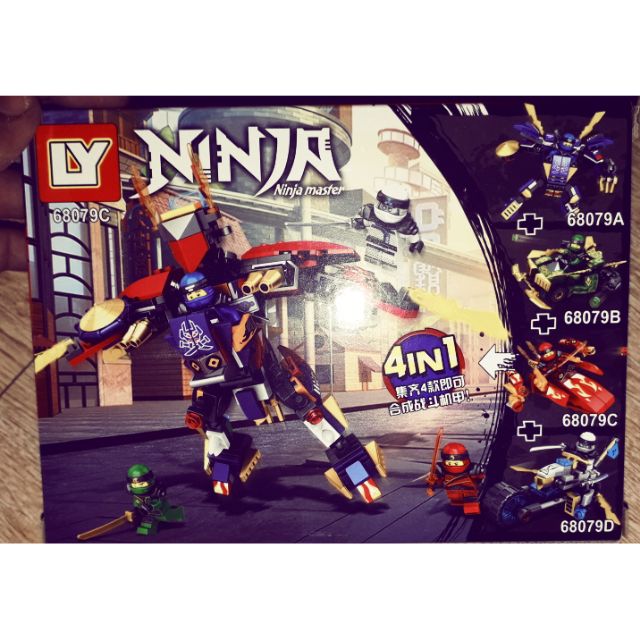 Lắp ráp 1 hộp LegoNinjago master 68079