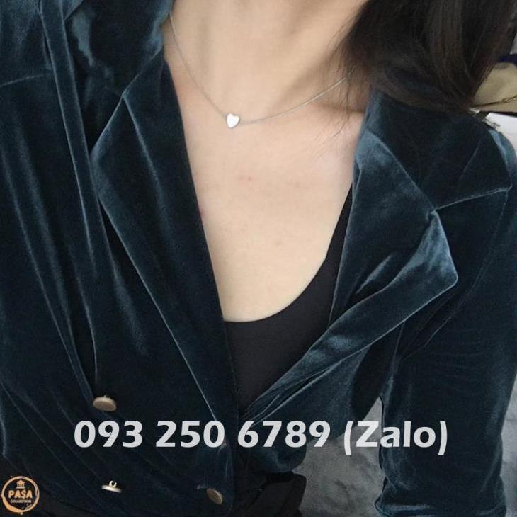 Dây Chuyền Vòng đeo cổ trái tim ngọt ngào, xinh xắn