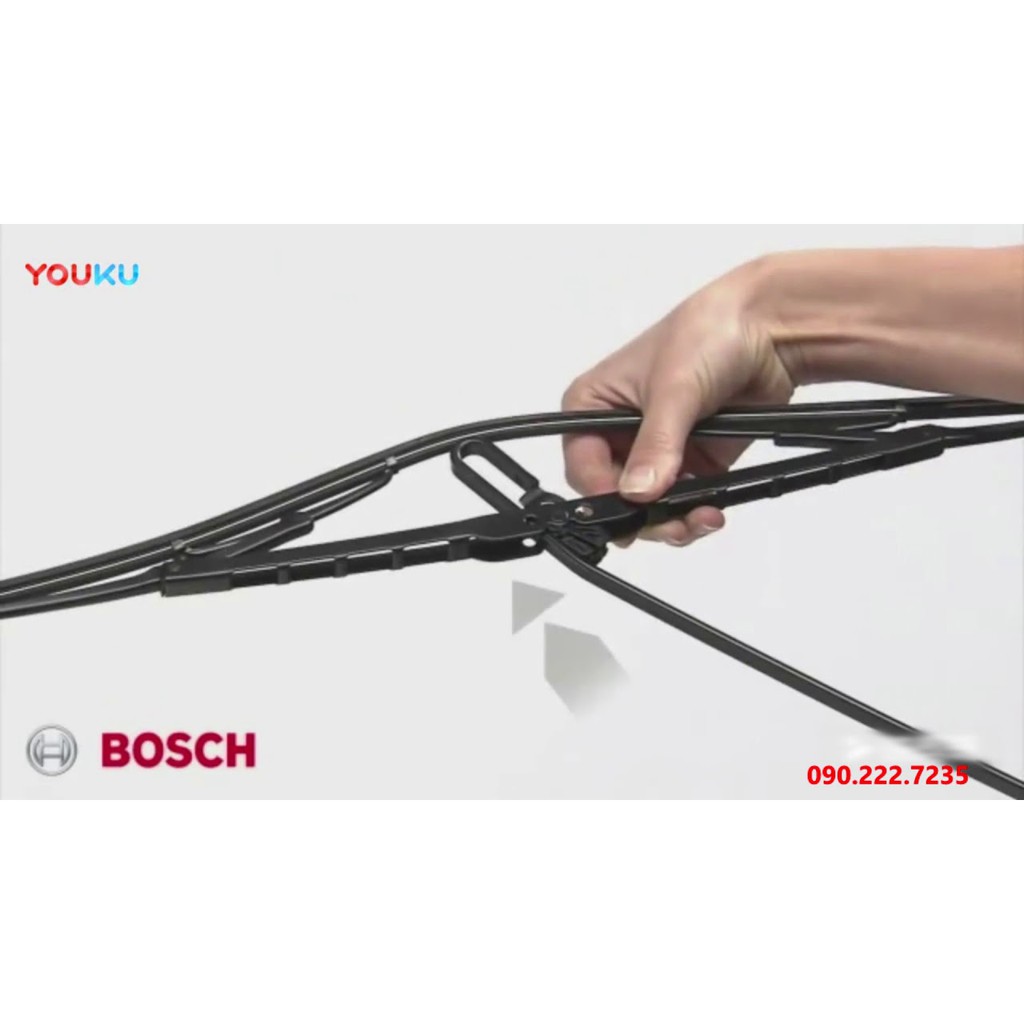 Gạt Mưa Bosch Ecoplus Cao Cấp Gạt Nước Cho Xe Ô Tô - Kích thước 14-26 inch