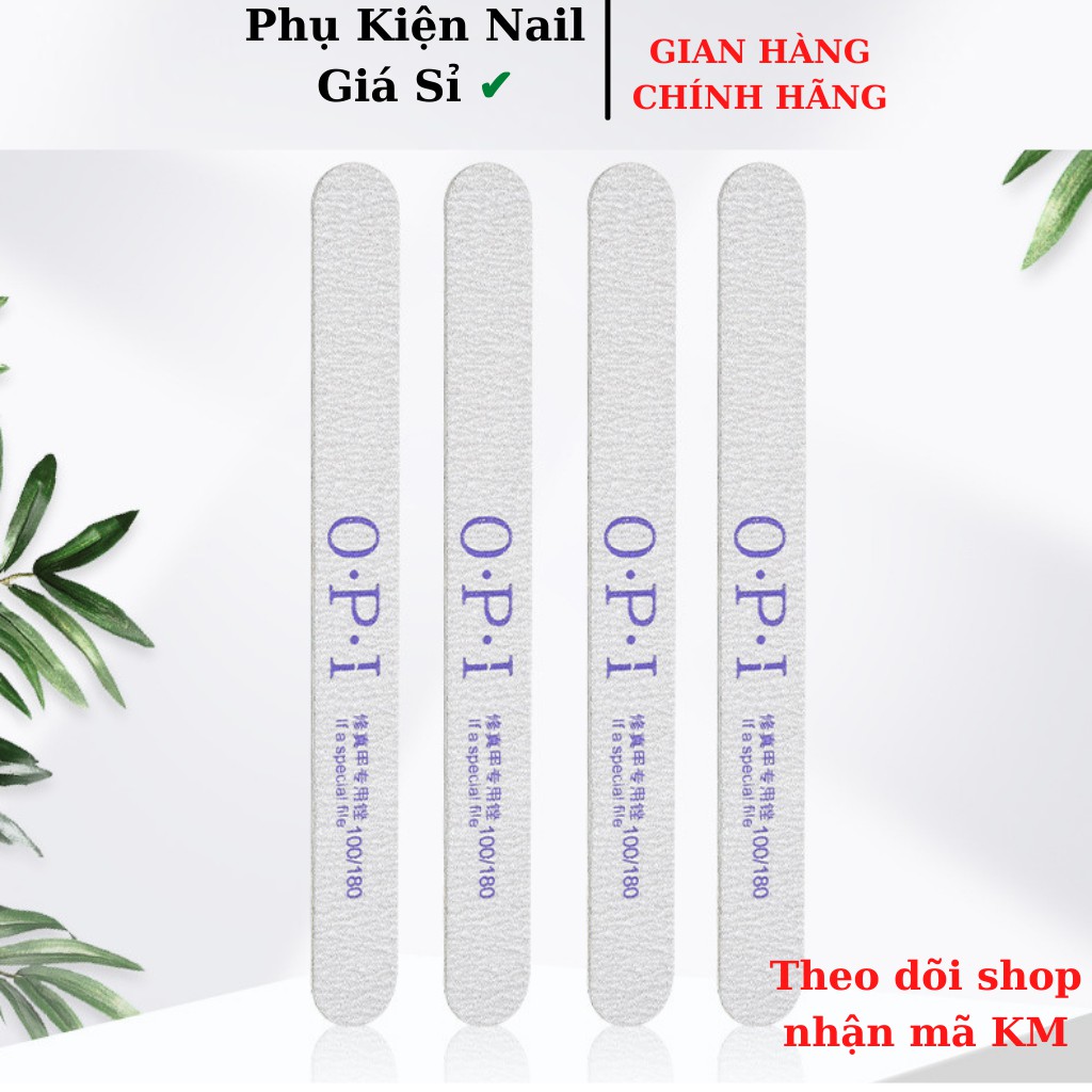 Dũa mỏng OPI, Dũa móng tay