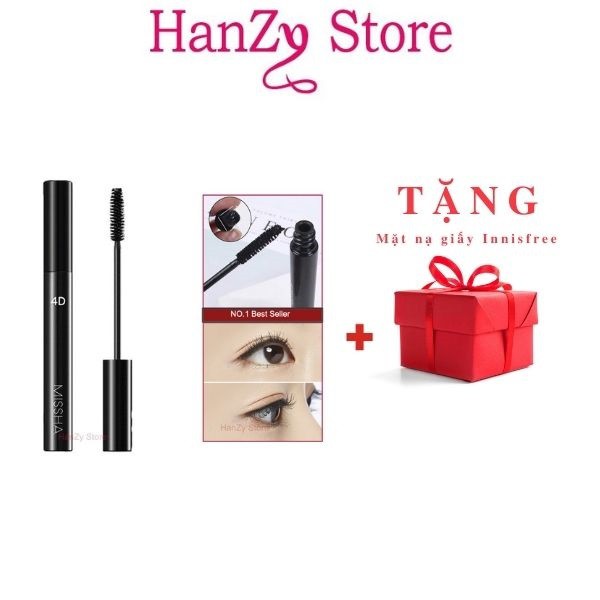 Chuốt mi Missha 4D Mascara Làm dài và dày Mi hiệu quả - HANZY STORE