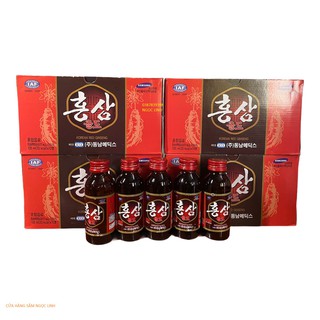 Nước hồng sâm hàn quốc 4 hộp 40 chai 100ml