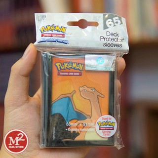 Bọc bài Pokemon kích thước Standard size của hãng Ultra PRO - CHARIZARD - 60 cái mỗi túi sản phẩm