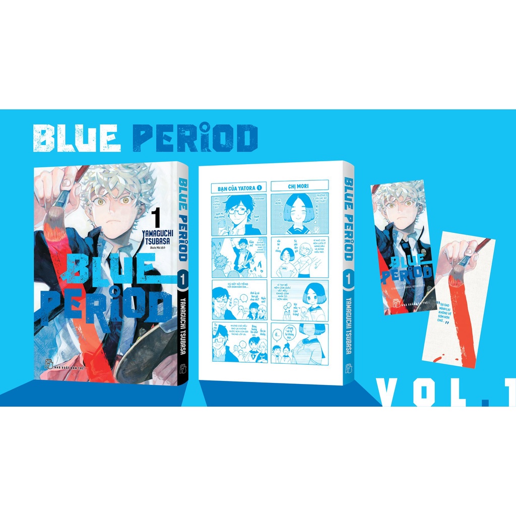 Truyện Tranh Blue Period - Các Tập - Tặng Kèm Postcard PVC + Kèm Bookmark - NXB Trẻ