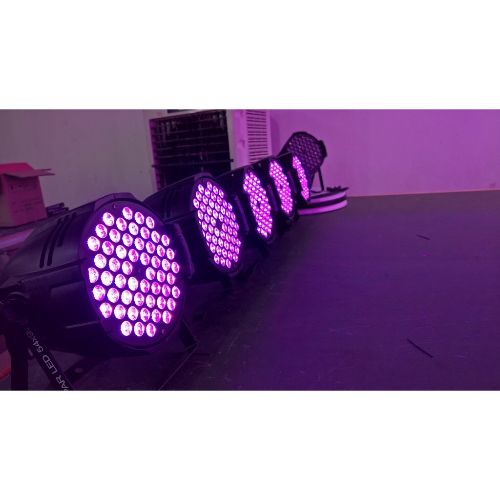 Đèn DMX Par LED 54x9W 3in1 RGB