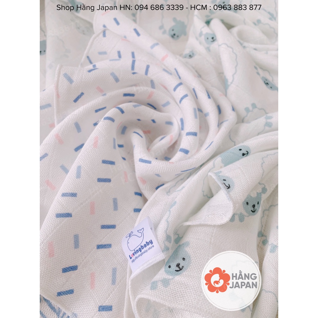 Khăn sữa,quấn, tắm sợi tre cho bé sơ sinh Lovingbaby