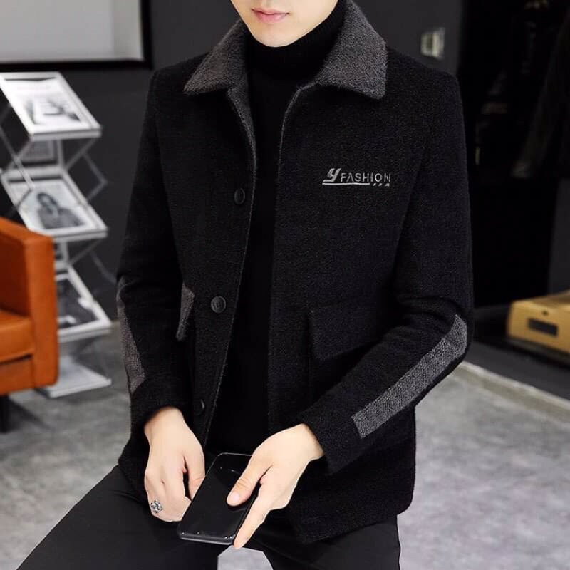 Áo khoác dạ nam cao cấp kiểu dáng sang trọng QCNP3466