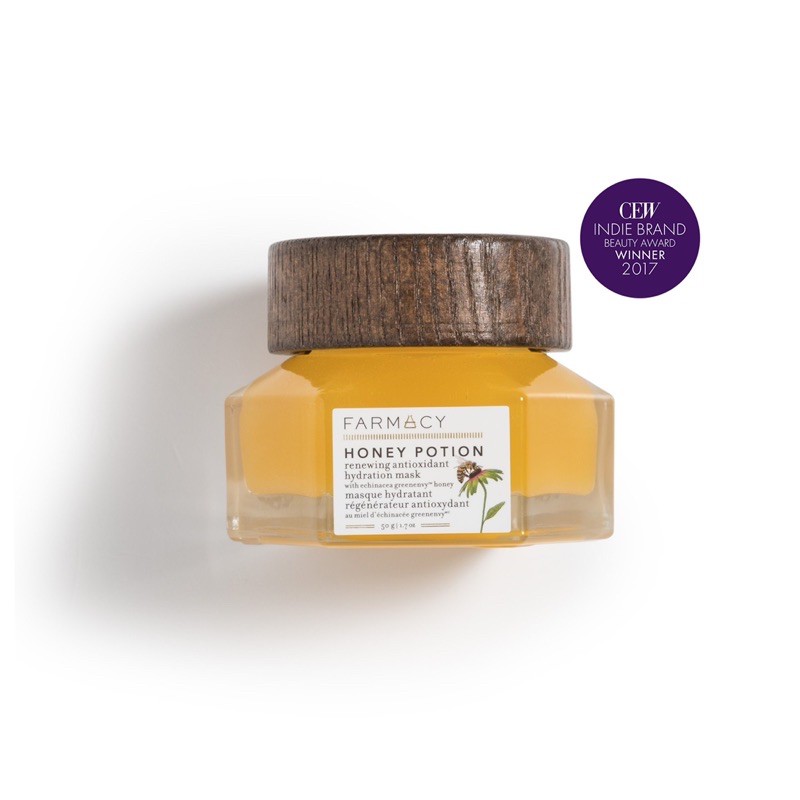 Mặt nạ dưỡng ẩm giảm lão hoá Farmacy Honey Potion Renewing Antioxidant Hydration Mask