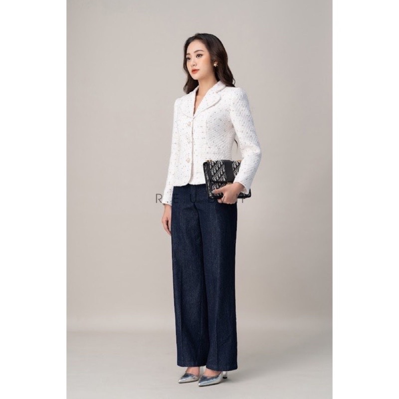 Áo khoác dạ tweed REU size S