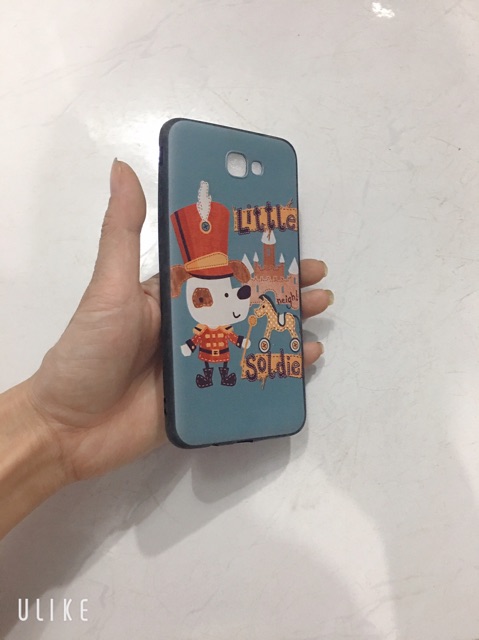 Ốp lưng J7Prime, J7 Prime chú Dog đội mũ