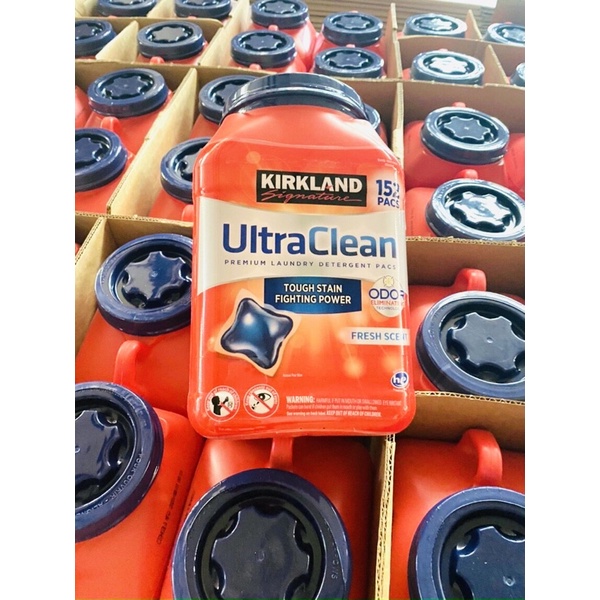 VIÊN GIẶT ULTRA CLEAN Kirkland thùng 152 viên