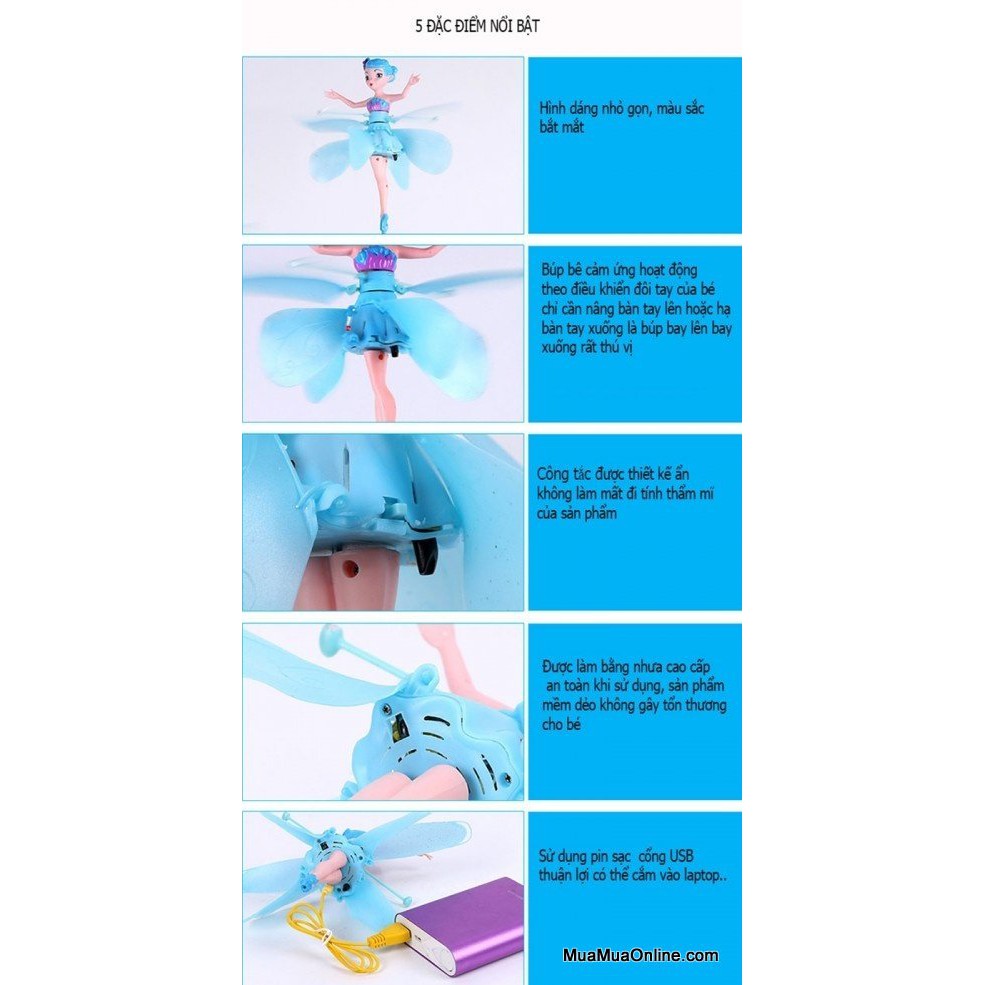 Đồ Chơi Cô Tiên Biết Bay Cảm Ứng