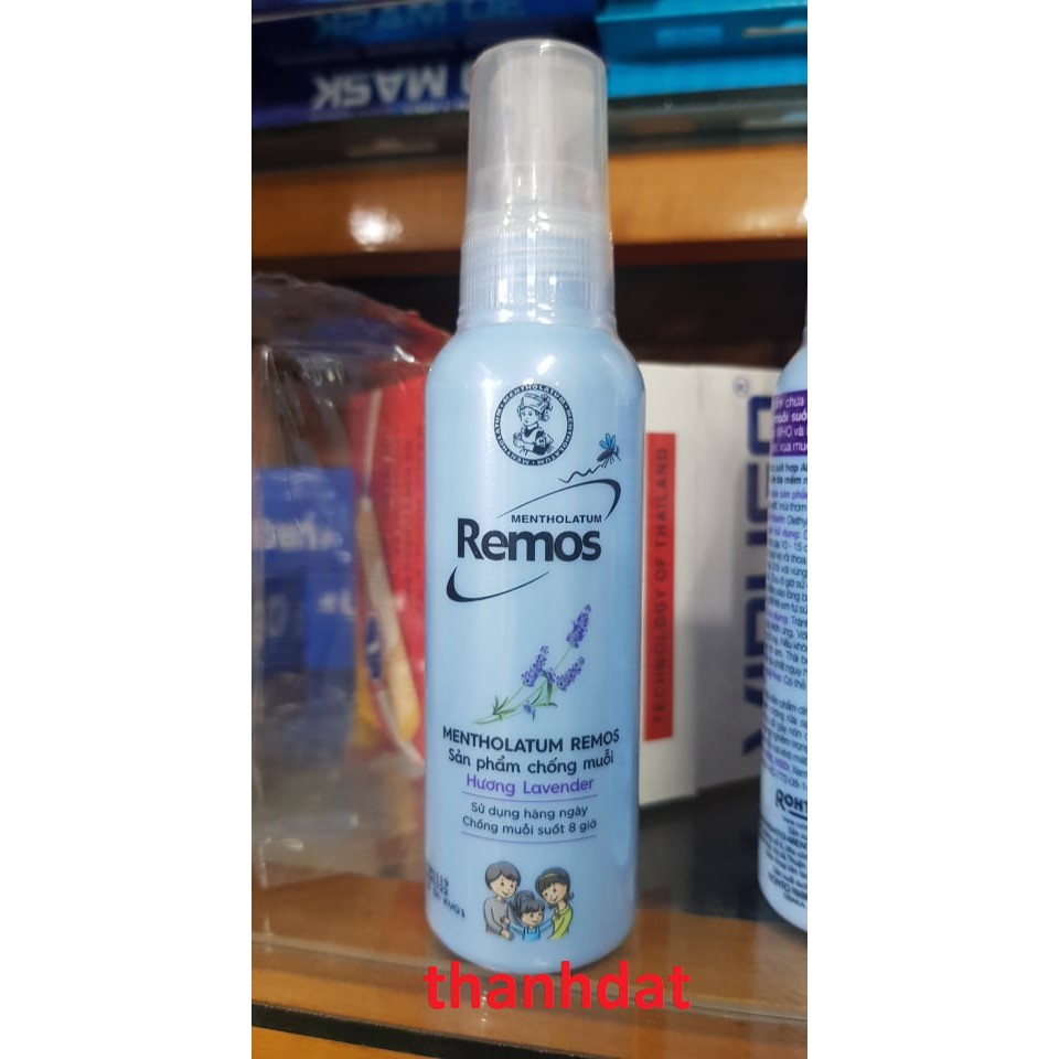 remos xịt chống muỗi cho bé chai 60ml