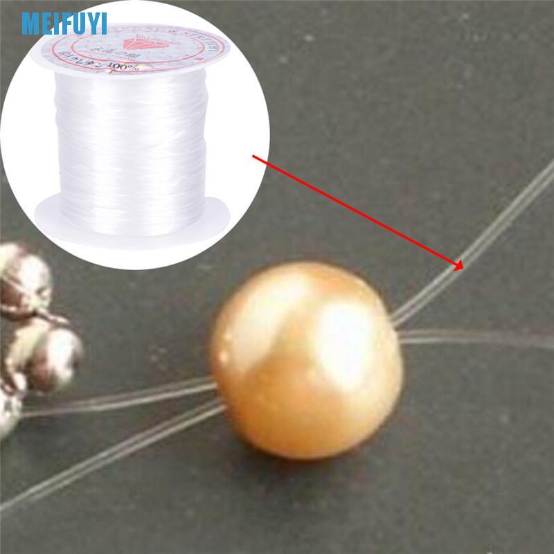 Cuộn Dây Cước Co Giãn 0.8mm Dùng Làm Đồ Trang Sức Thủ Công