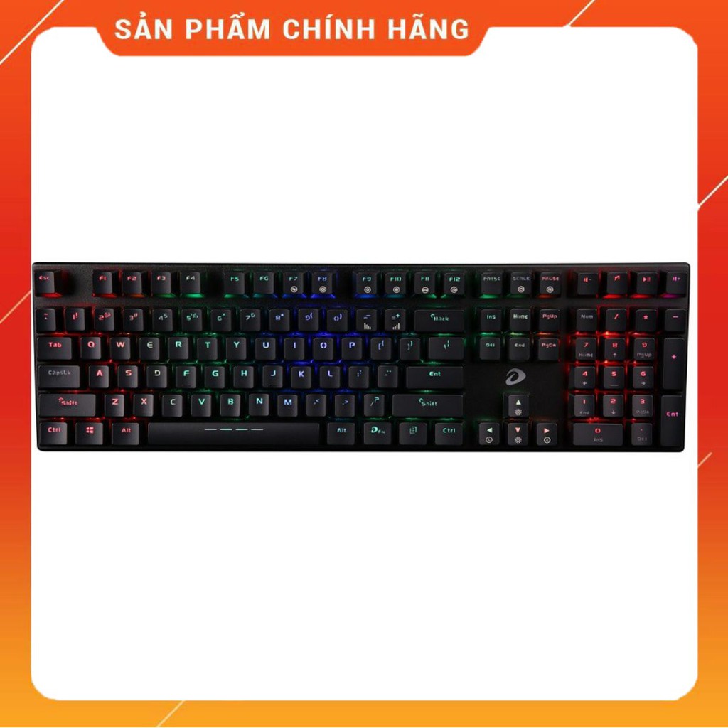 Bàn phím cơ Gaming DAREU EK810 - Black - Pink (MULTI-LED, Blue/ Brown/ Red D switch) | BigBuy360 - bigbuy360.vn