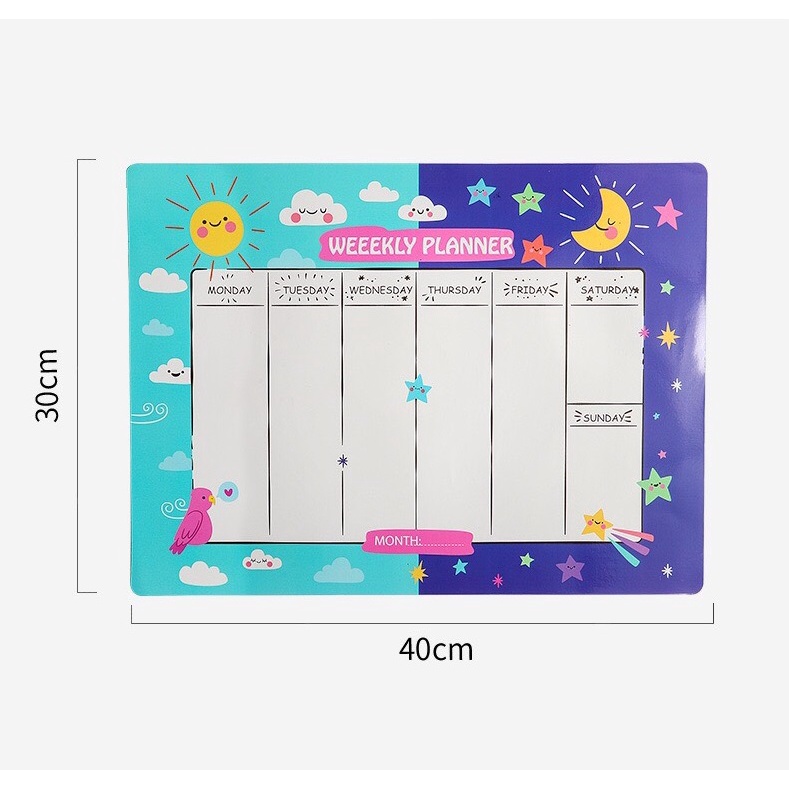 Bảng Nam Châm Ghi Chú Từ Mềm Dán Tủ Lạnh Nhiều Mẫu Sáng Tạo, Dễ Thương