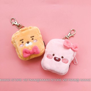 Móc khóa ví bông vuông airpod kakao friends