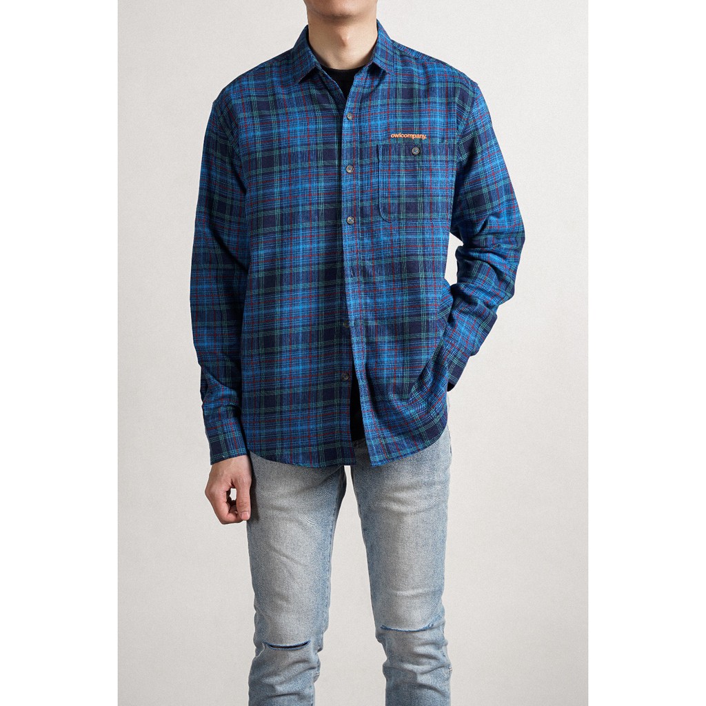 OWL BRAND® Áo sơ mi flannal - OWL160121