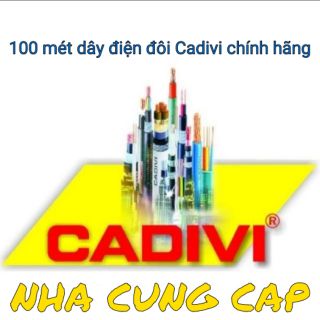 100 MÉT DÂY ĐIỆN ĐÔI CADIVI