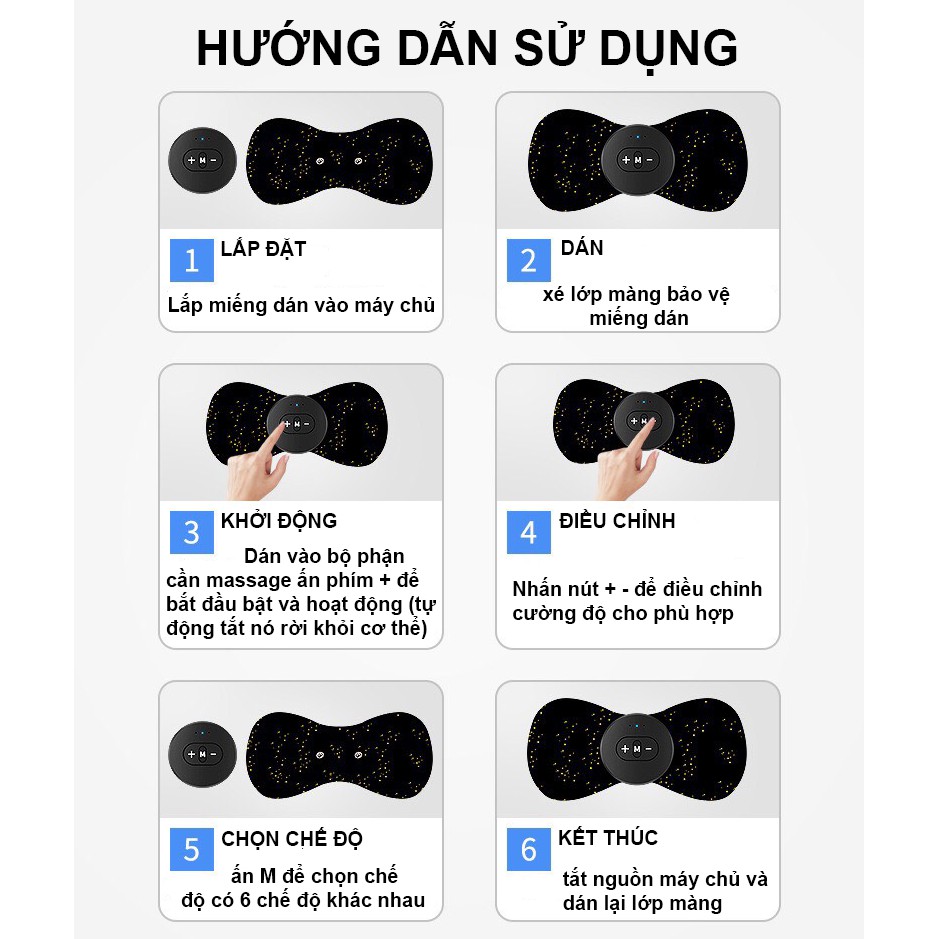 Máy massage toàn thân công nghệ Nhật Bản, massage xung điện